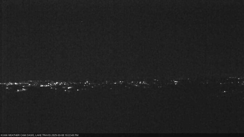 Lake Travis webcam, March 8, 2025 10:25 PM CT