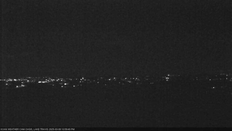 Lake Travis webcam, March 8, 2025 11:00 PM CT