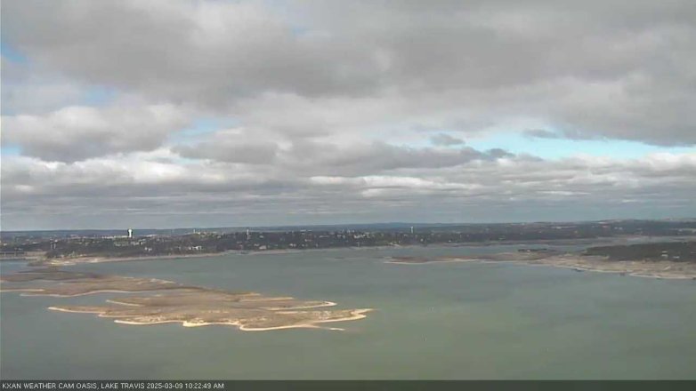 Lake Travis webcam, March 9, 2025 10:25 AM CT