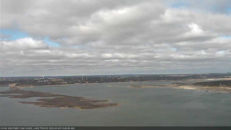 Lake Travis webcam, March 9, 2025 10:45 AM CT
