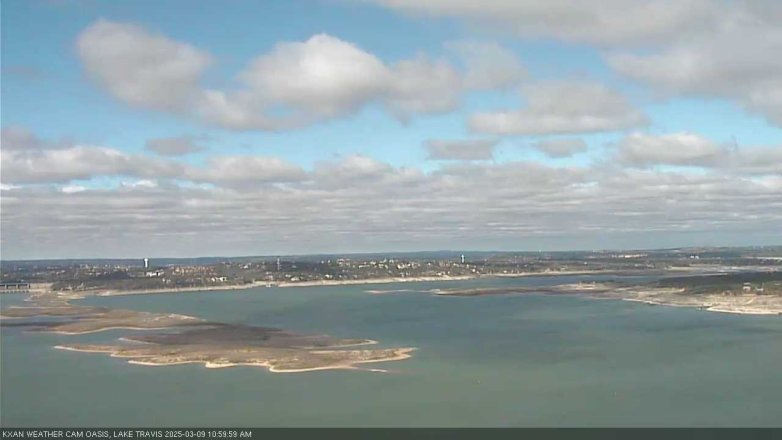 Lake Travis webcam, March 9, 2025 11:00 AM CT