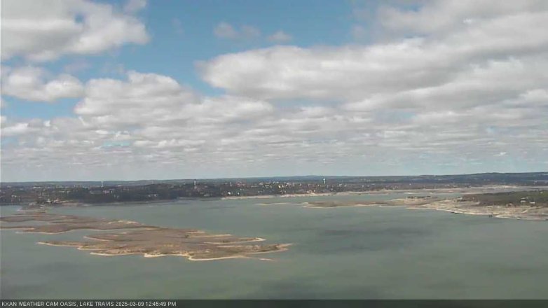 Lake Travis webcam, March 9, 2025 12:45 PM CT
