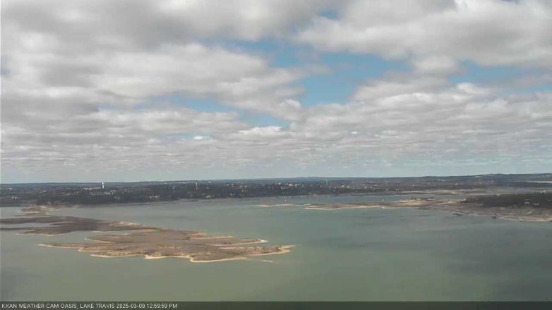 Lake Travis webcam, March 9, 2025 1:00 PM CT