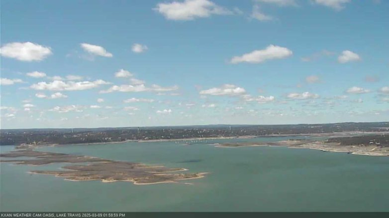 Lake Travis webcam, March 9, 2025 2:00 PM CT