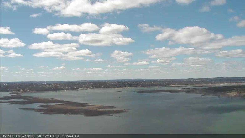 Lake Travis webcam, March 9, 2025 2:45 PM CT