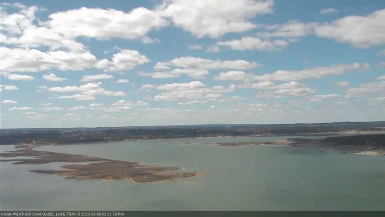Lake Travis webcam, March 9, 2025 3:00 PM CT