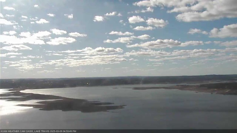 Lake Travis webcam, March 9, 2025 5:00 PM CT