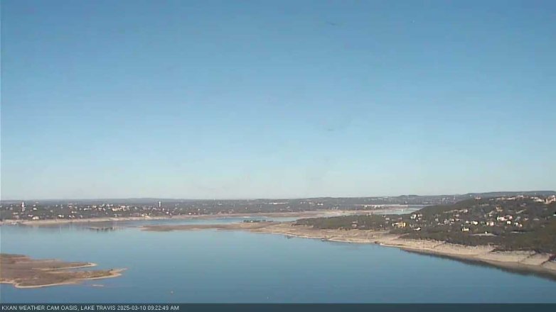 Lake Travis webcam, March 10, 2025 9:25 AM CT