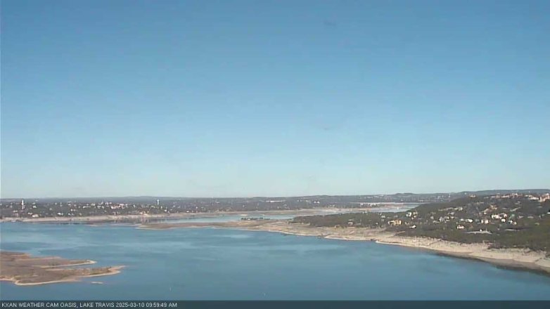 Lake Travis webcam, March 10, 2025 10:00 AM CT