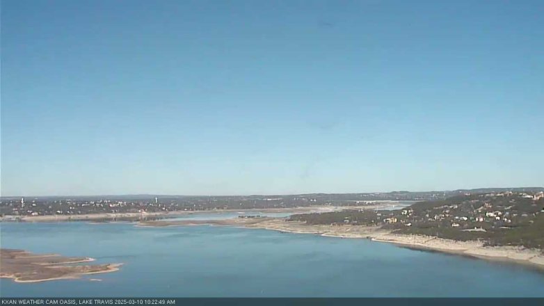 Lake Travis webcam, March 10, 2025 10:25 AM CT