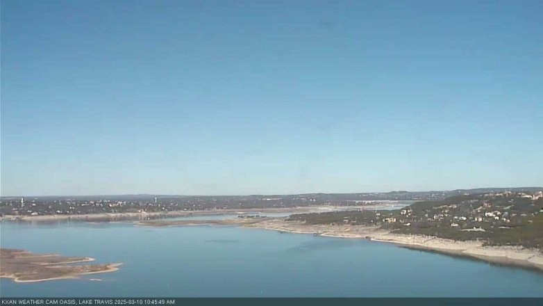 Lake Travis webcam, March 10, 2025 10:45 AM CT