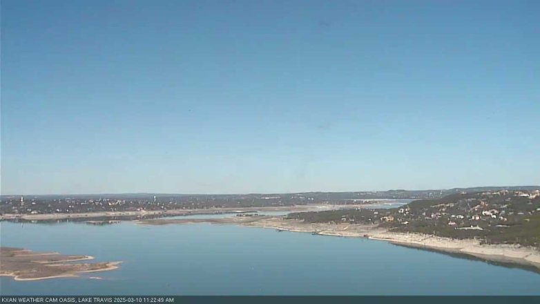 Lake Travis webcam, March 10, 2025 11:25 AM CT