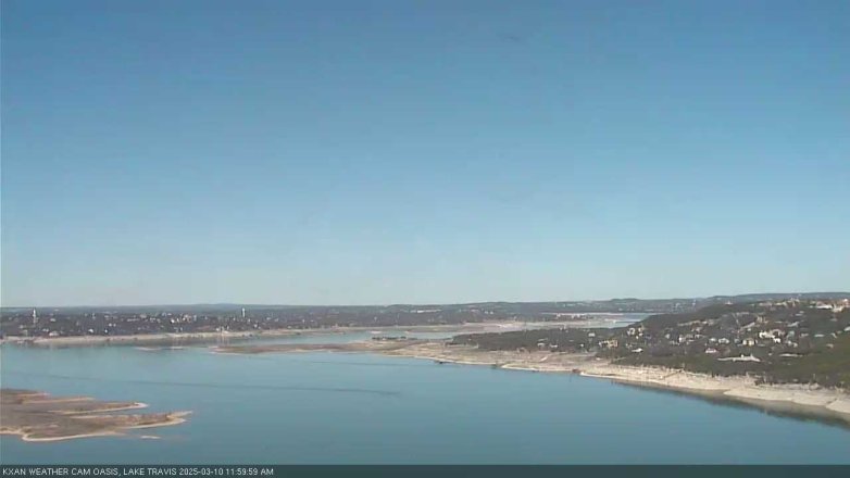 Lake Travis webcam, March 10, 2025 12:00 PM CT
