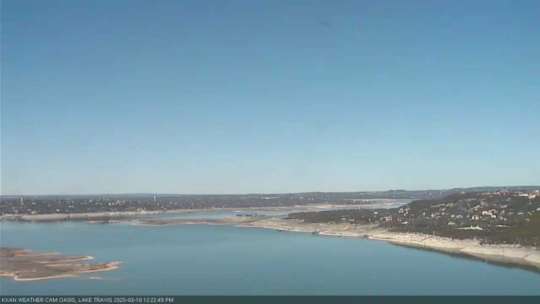 Lake Travis webcam, March 10, 2025 12:25 PM CT