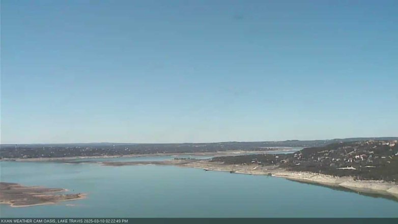 Lake Travis webcam, March 10, 2025 2:25 PM CT