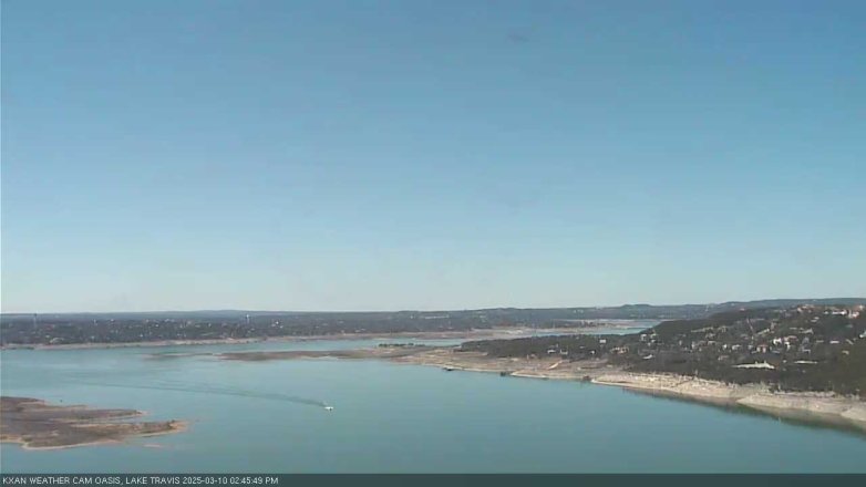 Lake Travis webcam, March 10, 2025 2:45 PM CT