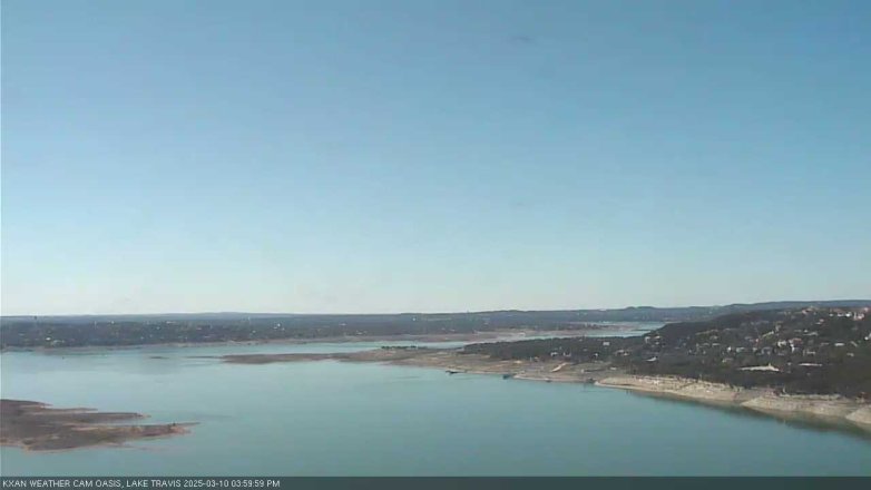 Lake Travis webcam, March 10, 2025 4:00 PM CT