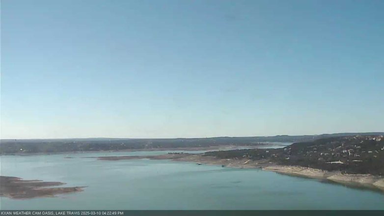 Lake Travis webcam, March 10, 2025 4:25 PM CT