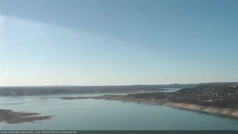 Lake Travis webcam, March 10, 2025 5:00 PM CT