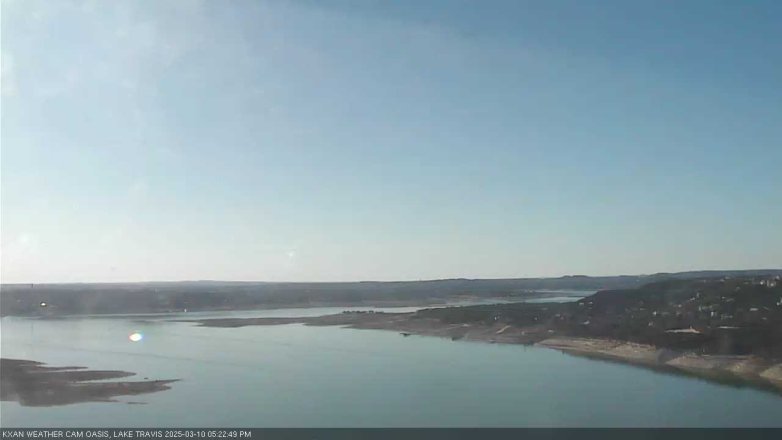 Lake Travis webcam, March 10, 2025 5:25 PM CT