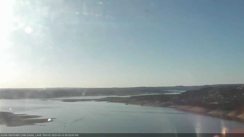 Lake Travis webcam, March 10, 2025 6:00 PM CT
