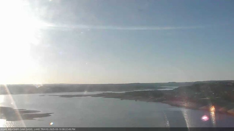 Lake Travis webcam, March 10, 2025 6:25 PM CT