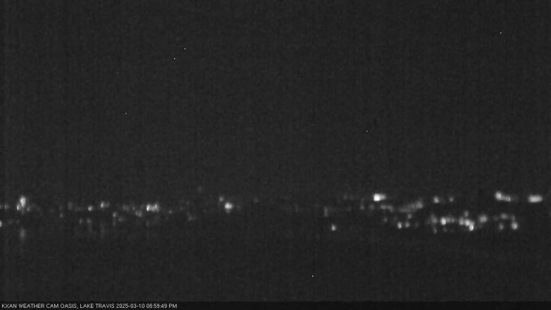Lake Travis webcam, March 10, 2025 9:00 PM CT