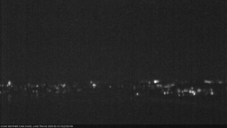 Lake Travis webcam, March 10, 2025 10:25 PM CT