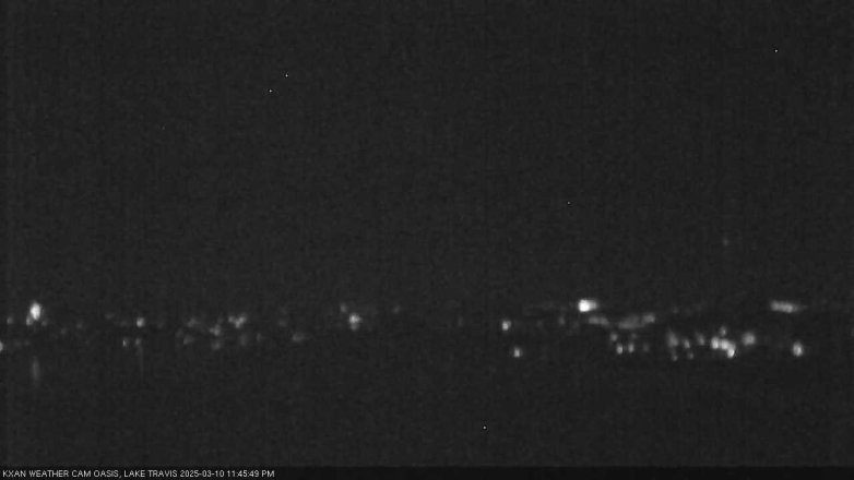 Lake Travis webcam, March 10, 2025 11:45 PM CT