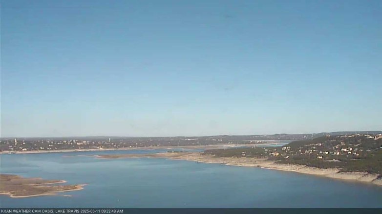 Lake Travis webcam, March 11, 2025 9:25 AM CT