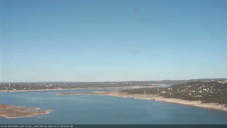 Lake Travis webcam, March 11, 2025 9:45 AM CT