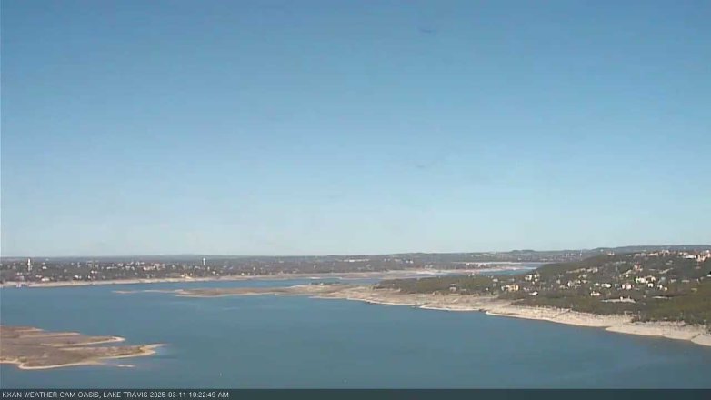 Lake Travis webcam, March 11, 2025 10:25 AM CT