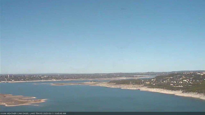 Lake Travis webcam, March 11, 2025 10:45 AM CT
