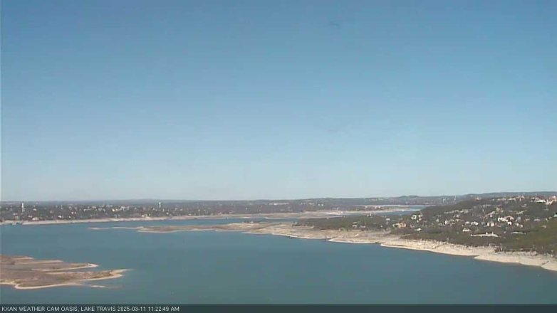 Lake Travis webcam, March 11, 2025 11:25 AM CT