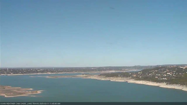 Lake Travis webcam, March 11, 2025 11:45 AM CT