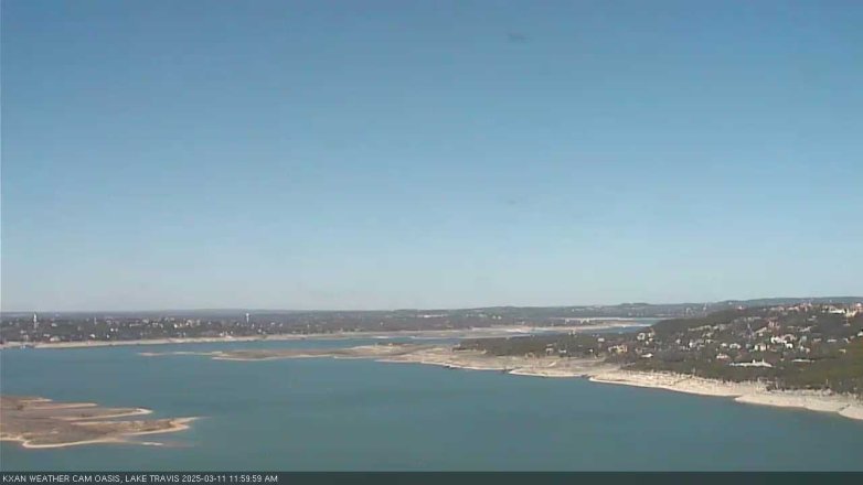 Lake Travis webcam, March 11, 2025 12:00 PM CT