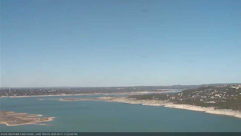 Lake Travis webcam, March 11, 2025 12:25 PM CT
