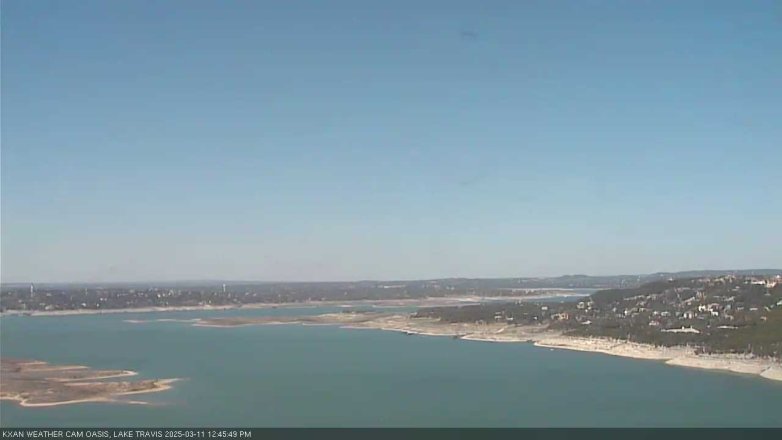 Lake Travis webcam, March 11, 2025 12:45 PM CT