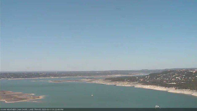 Lake Travis webcam, March 11, 2025 1:25 PM CT