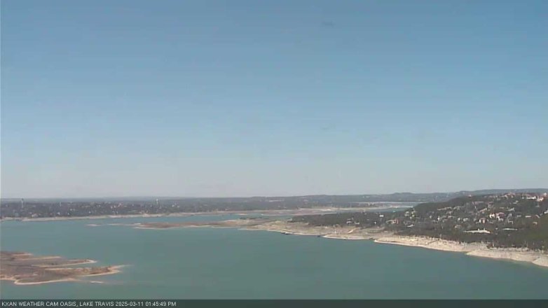Lake Travis webcam, March 11, 2025 1:45 PM CT
