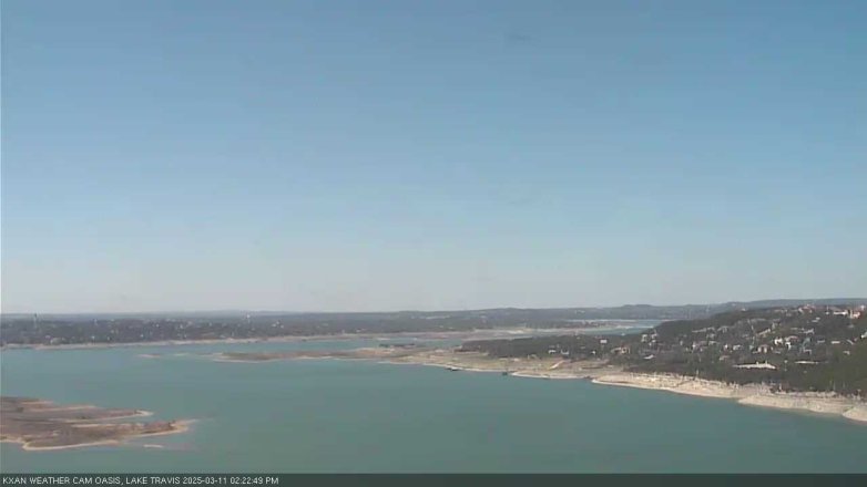 Lake Travis webcam, March 11, 2025 2:25 PM CT