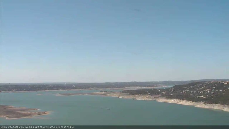 Lake Travis webcam, March 11, 2025 2:45 PM CT