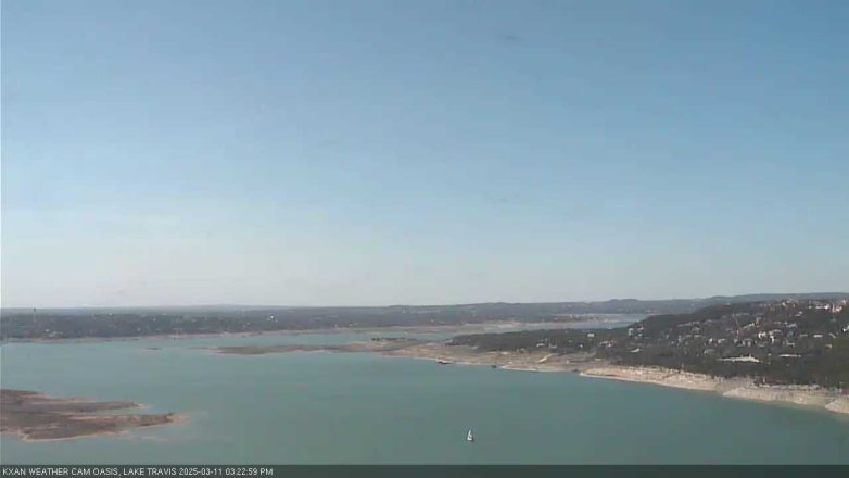 Lake Travis webcam, March 11, 2025 3:25 PM CT