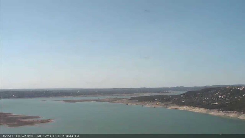 Lake Travis webcam, March 11, 2025 4:00 PM CT