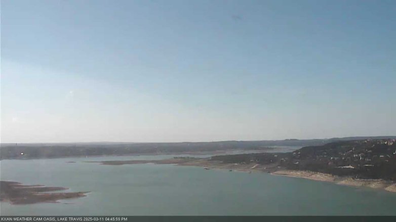 Lake Travis webcam, March 11, 2025 4:45 PM CT