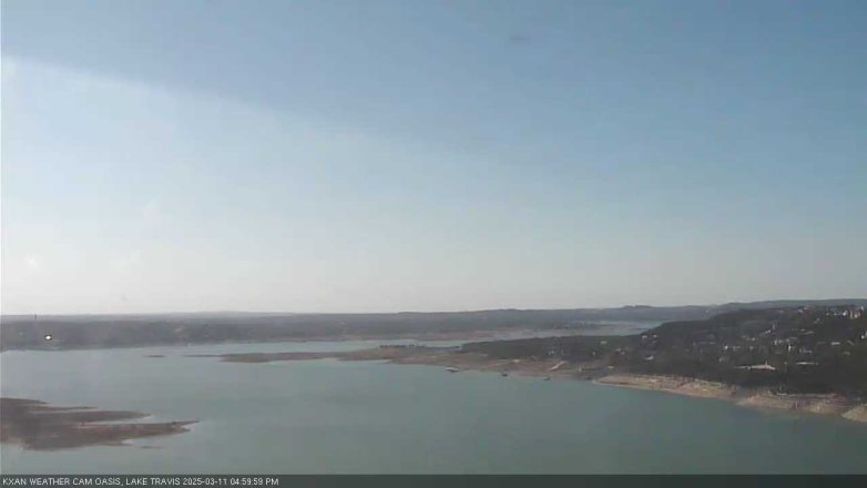 Lake Travis webcam, March 11, 2025 5:00 PM CT