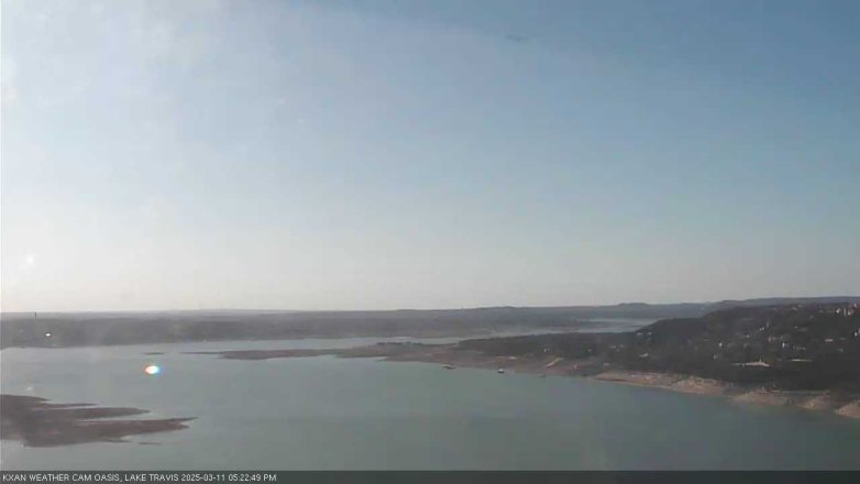 Lake Travis webcam, March 11, 2025 5:25 PM CT