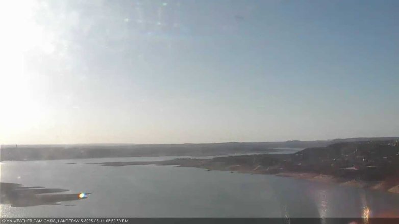 Lake Travis webcam, March 11, 2025 6:00 PM CT