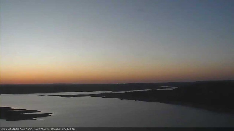 Lake Travis webcam, March 11, 2025 7:45 PM CT