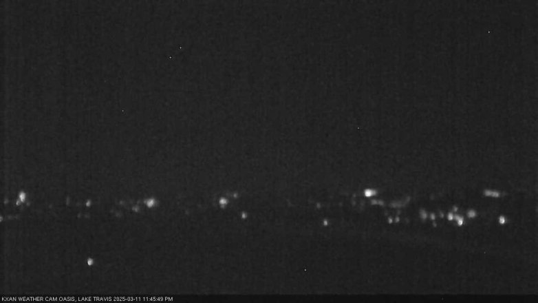 Lake Travis webcam, March 11, 2025 11:45 PM CT